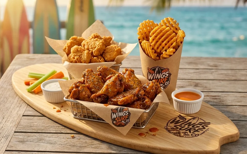 Promoción agosto: medio kilo de alitas, boneless y papa rejilla